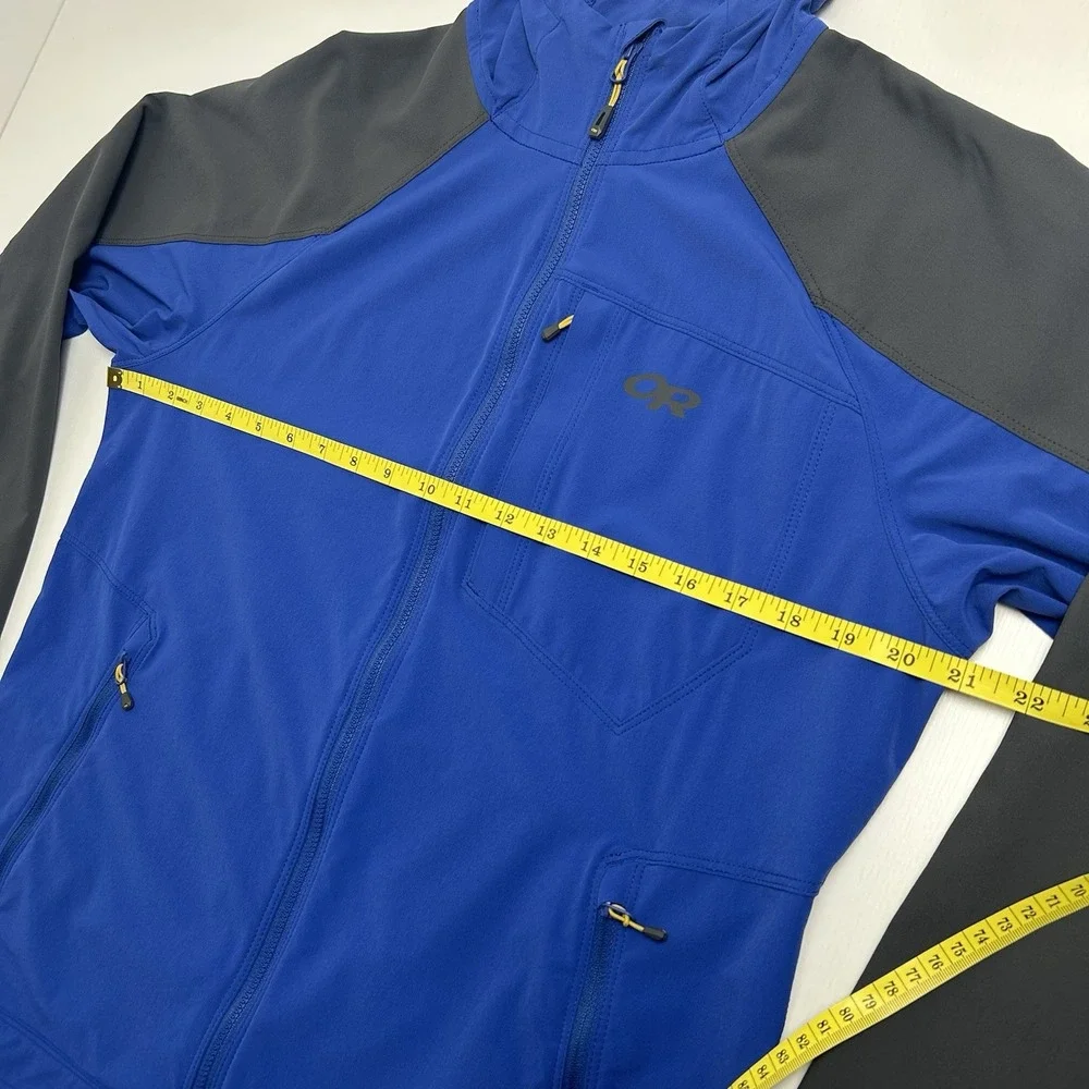 Outdoor Research Men's Ferrosi Hooded Softshell Jacket M Lightweight Blue 269171